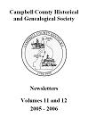 Campbell County Historical and Genealogical Society Newsletters, vol. 11-12